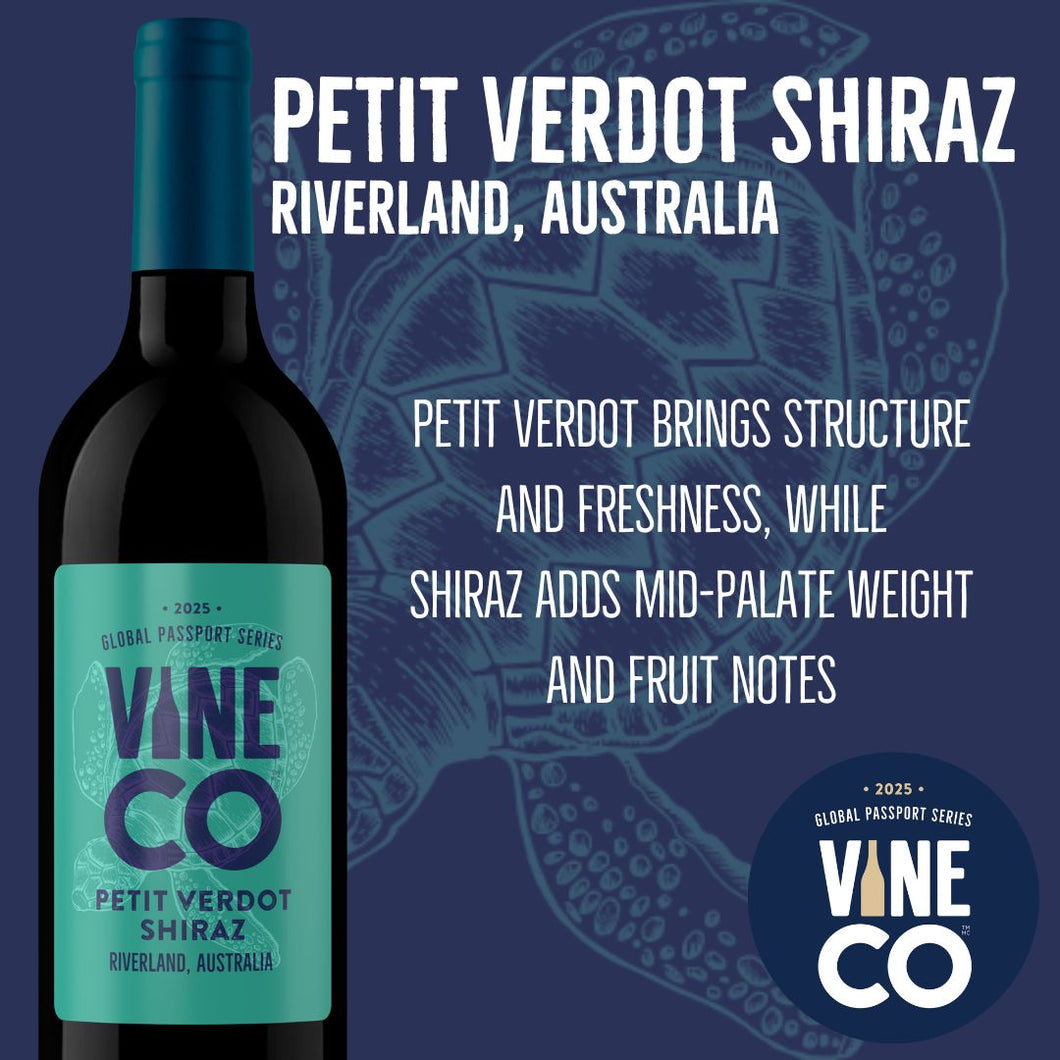 Global Passport Series Vineco - Petit Verdot Shiraz, Riverland, Australia Pre-order (February 2025)