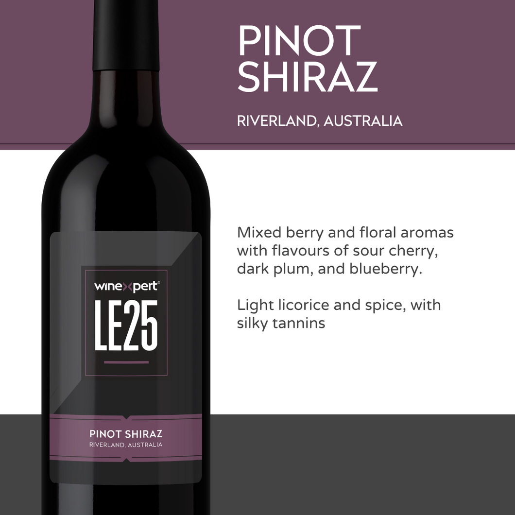 Winexpert LE25 Series - Pinot Shiraz, Riverland Australia  Pre-order (December 2025)