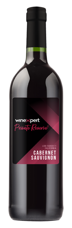 Winexpert Private Reserve - Cabernet Sauvignon, Lodi Ranch 11, California with Grape Skins