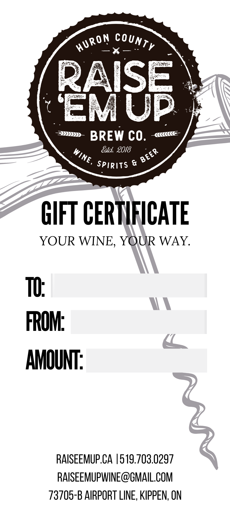 Gift Certificates