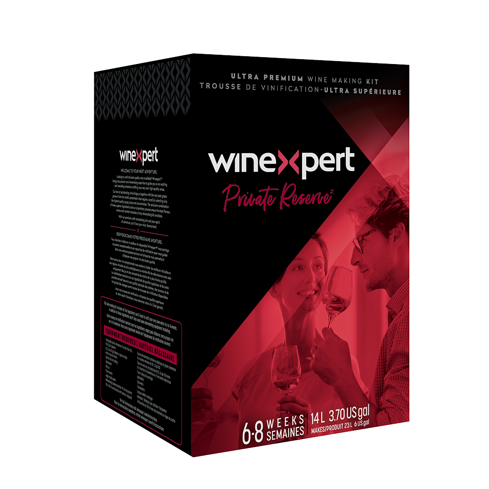 Winexpert Private Reserve - Shiraz, Barossa, Australia with Grape Skins